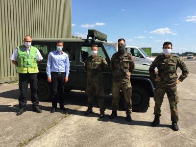 Testzentrum Covid-19 Flughafen Gtersloh